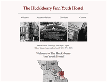 Tablet Screenshot of huckfinnhostel.com